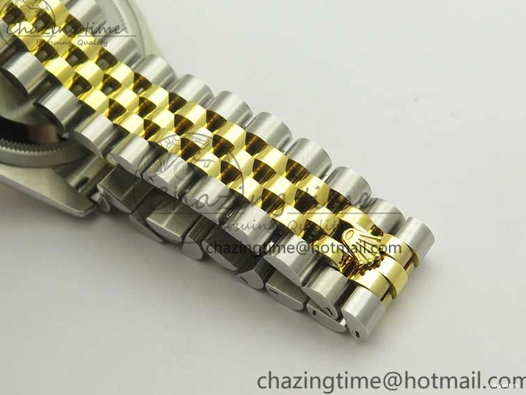 YG Stick Silver Bracelet on SS 126233 Markers ARF Jubilee Dial SS DateJust Best Edition 36 YG 1:1 SH3135 0505